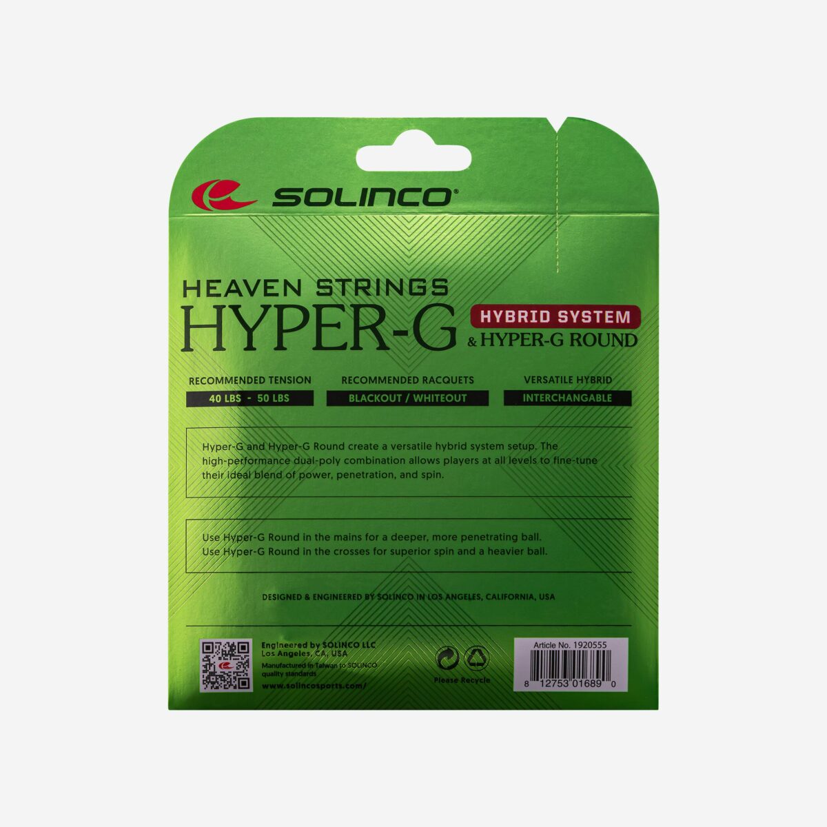 Solinco Hyper-G Hybrid System