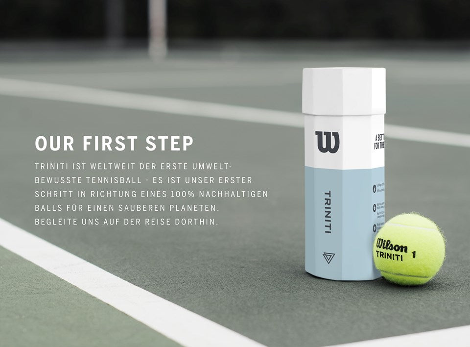 Wilson Triniti - 3er / 4er Dose - Die Revolution des Tennisballs