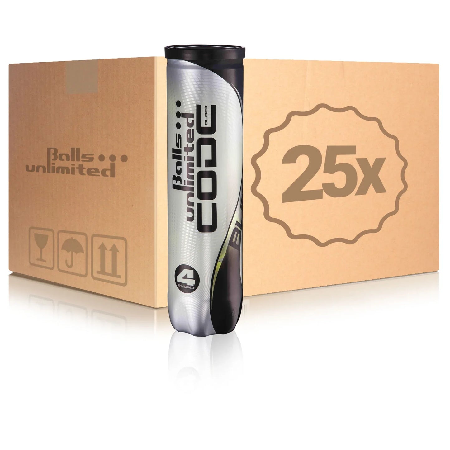 Balls Unlimited Code Black Tennisball - Bespannservice.de - Frank Gayer