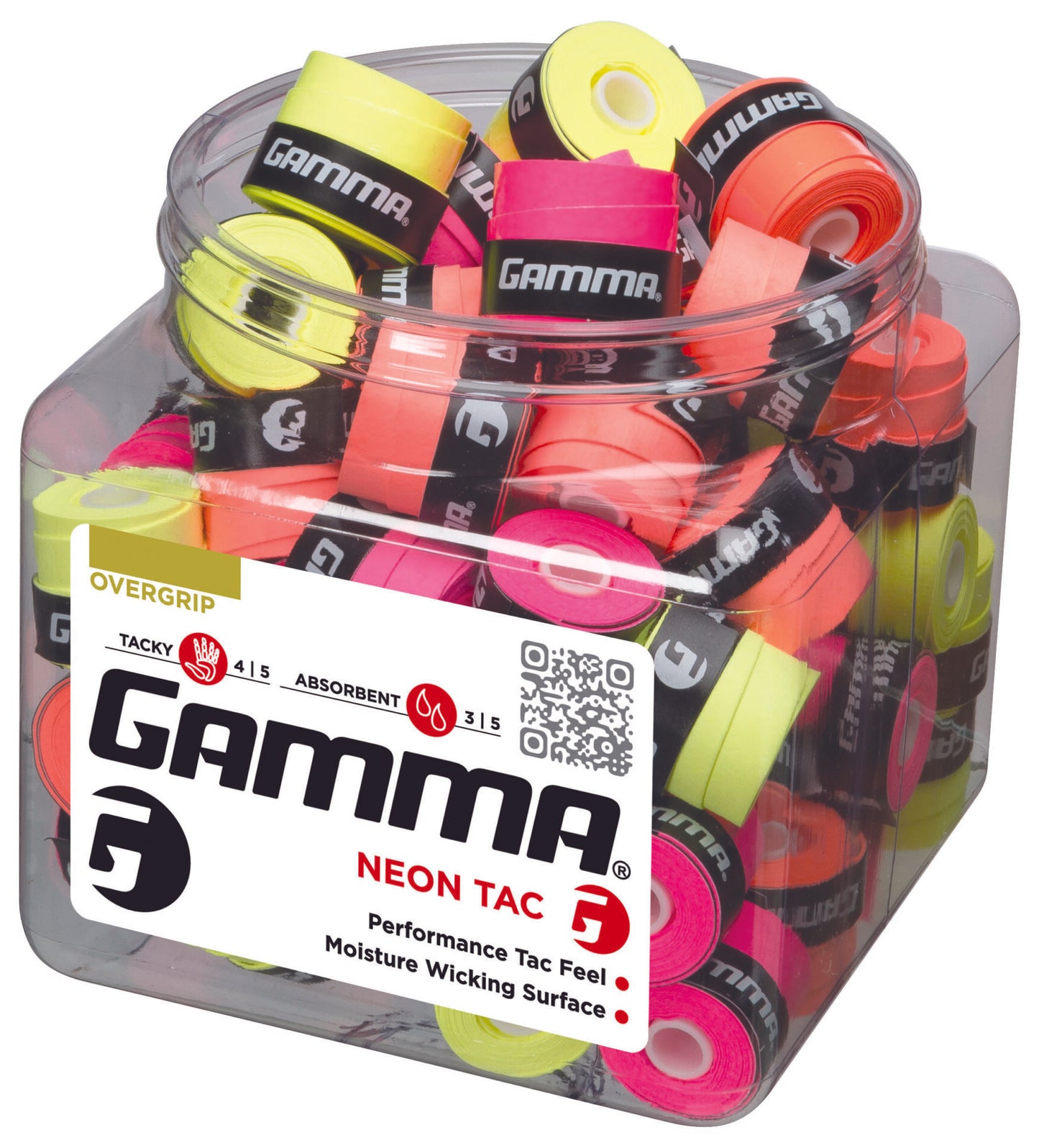 Gamma Neon Tac Overgrip - 3er Set