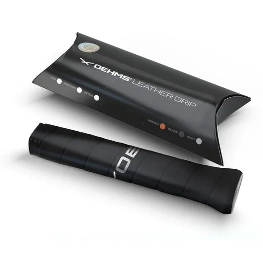 Oehms Pro Ledergriffband - ehemalige Head Calfskin - Made in Germany - braun oder schwarz - Bespannservice.de - Frank Gayer