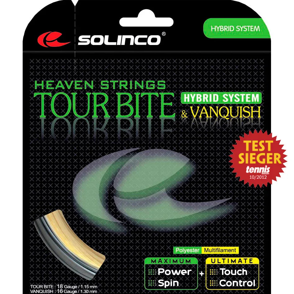 Solinco Tour Bite & Vanquish - Bespannservice.de - Frank Gayer