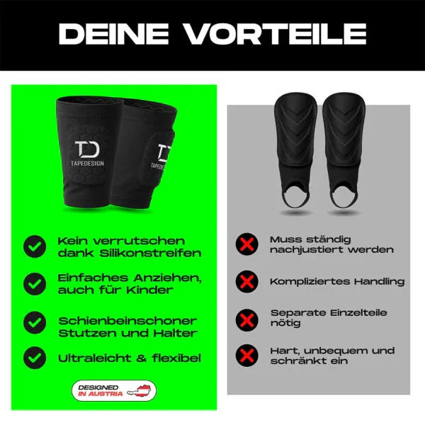 TAPEDESIGN® – Shinguards Sleeve Adult / Kids - Bespannservice.de - Frank Gayer