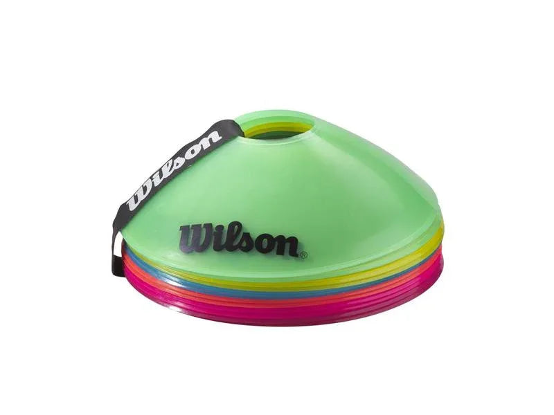 Wilson Markierungshütchen Mark Cones gemischt 12 Stück - Bespannservice.de - Frank Gayer