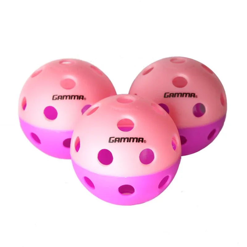 Gamma Pickleball Indoor Two-Tone Training Ball 3er-Pack - Bespannservice.de - Frank Gayer