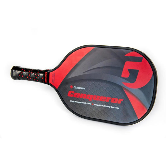Gamma Pickleball Paddle Conqueror Schwarz/Rot
