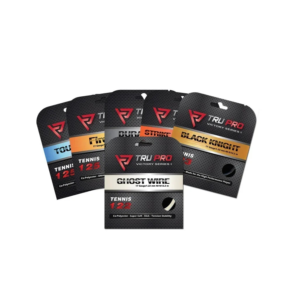 Tru Pro (Tier One) DEMO PACKAGE: 6 Poly Tennis String Set - Bespannservice.de - Frank Gayer