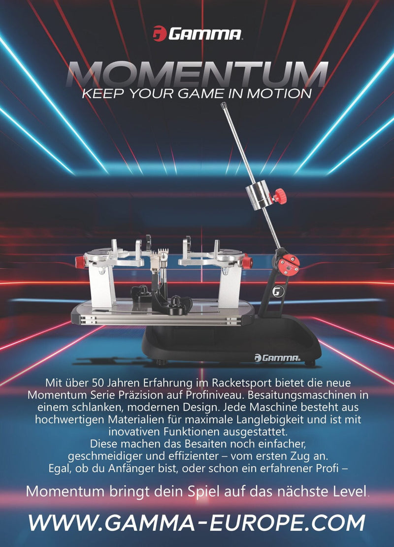 Die neuen Besaitungsmaschinen von Gamma sind da ! - Bespannservice.de - Frank Gayer
