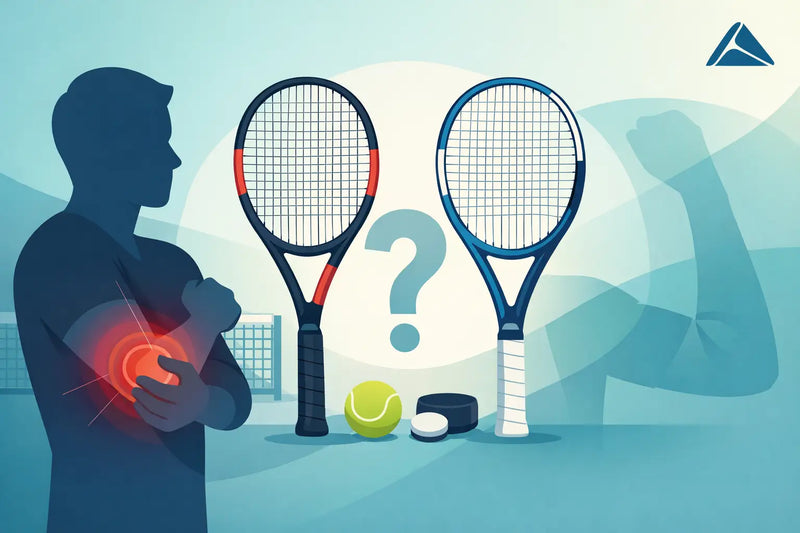 Welcher Tennisschläger bei Armproblemen?