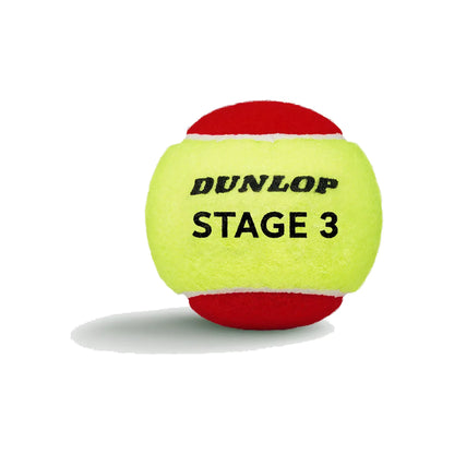 Dunlop Mini Tennis (Stage 3) 3er Box - 75 % druckreduziert