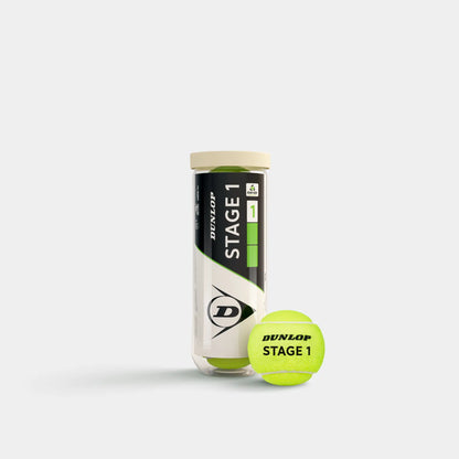Dunlop Mini Tennis (Stage 1) 3er Dose - 25 % druckreduziert