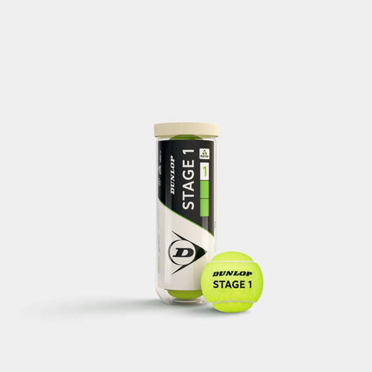 Dunlop Mini Tennis (Stage 1) 3er Dose - 25 % druckreduziert
