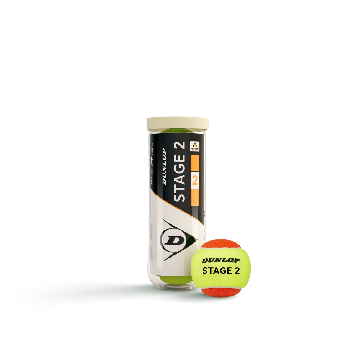 Dunlop Mini Tennis (Stage 2) 3er Dose - 50 % druckreduziert