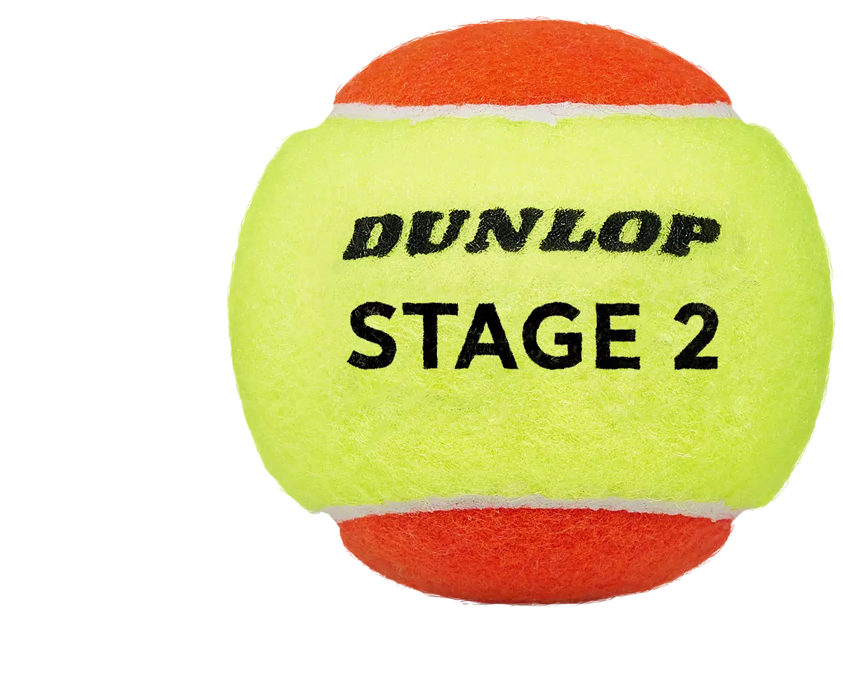 Dunlop Mini Tennis (Stage 2) 3er Dose - 50 % druckreduziert