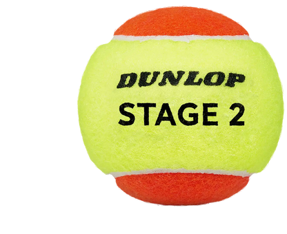 Dunlop Mini Tennis (Stage 2) 3er Dose - 50 % druckreduziert