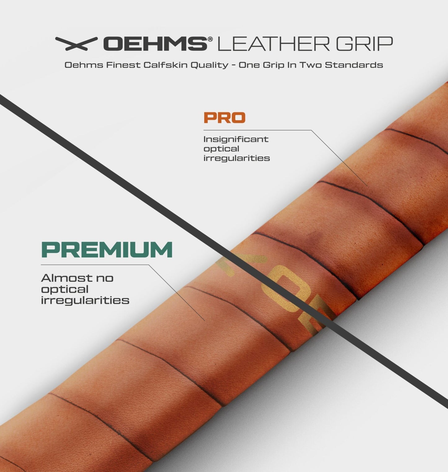 Oehms Premium Ledergriffband - ehemalige Head Calfskin - Made in Germany