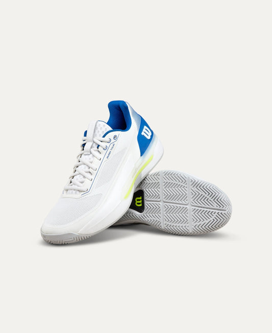Wilson Rush Tour 5 Tennisschuh - White / Deja Vu Blue / Lunar Rock