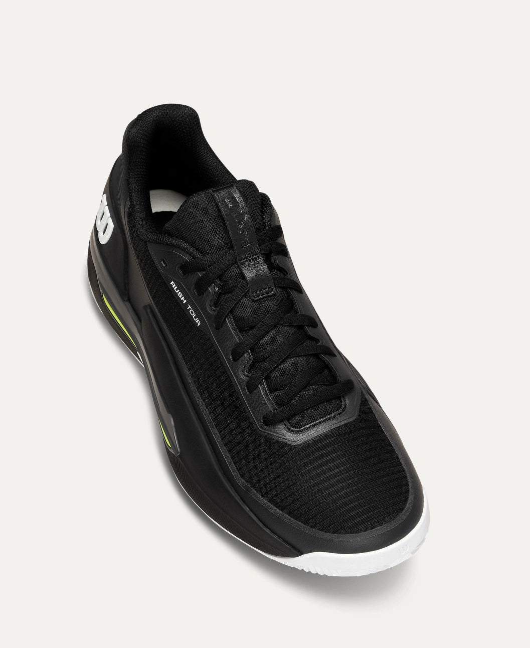 Wilson Rush Tour 5 Clay Tennisschuh - Black / White / Safety Yellow