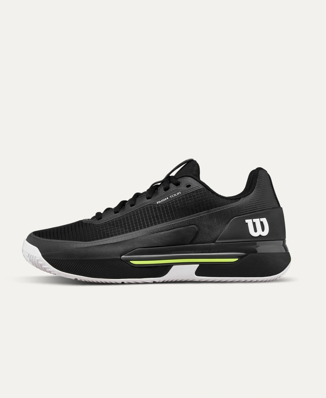 Wilson Rush Tour 5 Clay Tennisschuh - Black / White / Safety Yellow