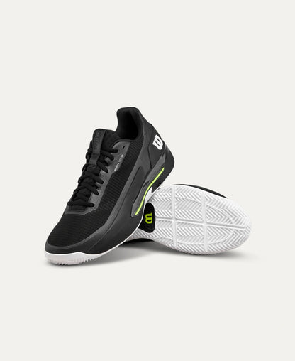 Wilson Rush Tour 5 Clay Tennisschuh - Black / White / Safety Yellow