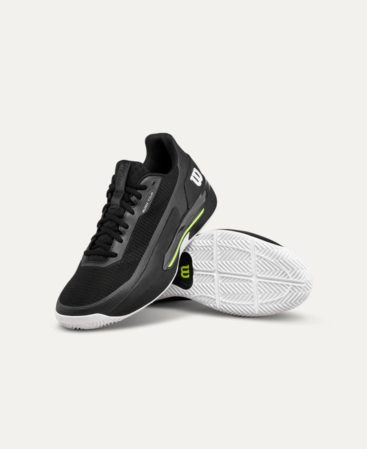 Wilson Rush Tour 5 Clay Tennisschuh - Black / White / Safety Yellow