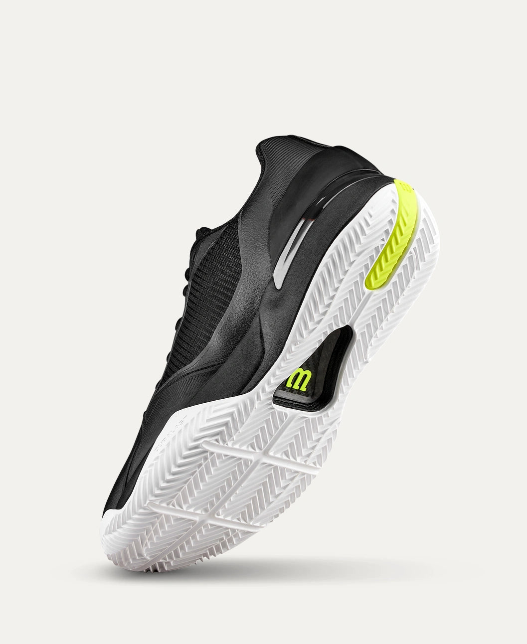 Wilson Rush Tour 5 Clay Tennisschuh - Black / White / Safety Yellow