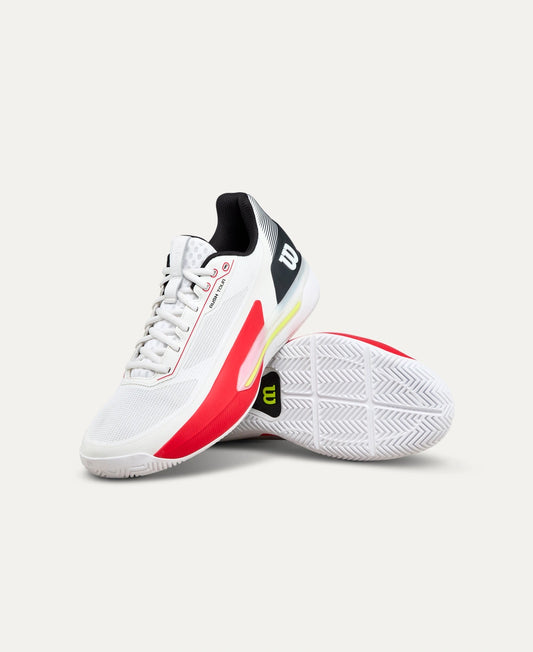 Wilson Rush Tour 5 Clay Tennisschuh - White / Black / Infrared
