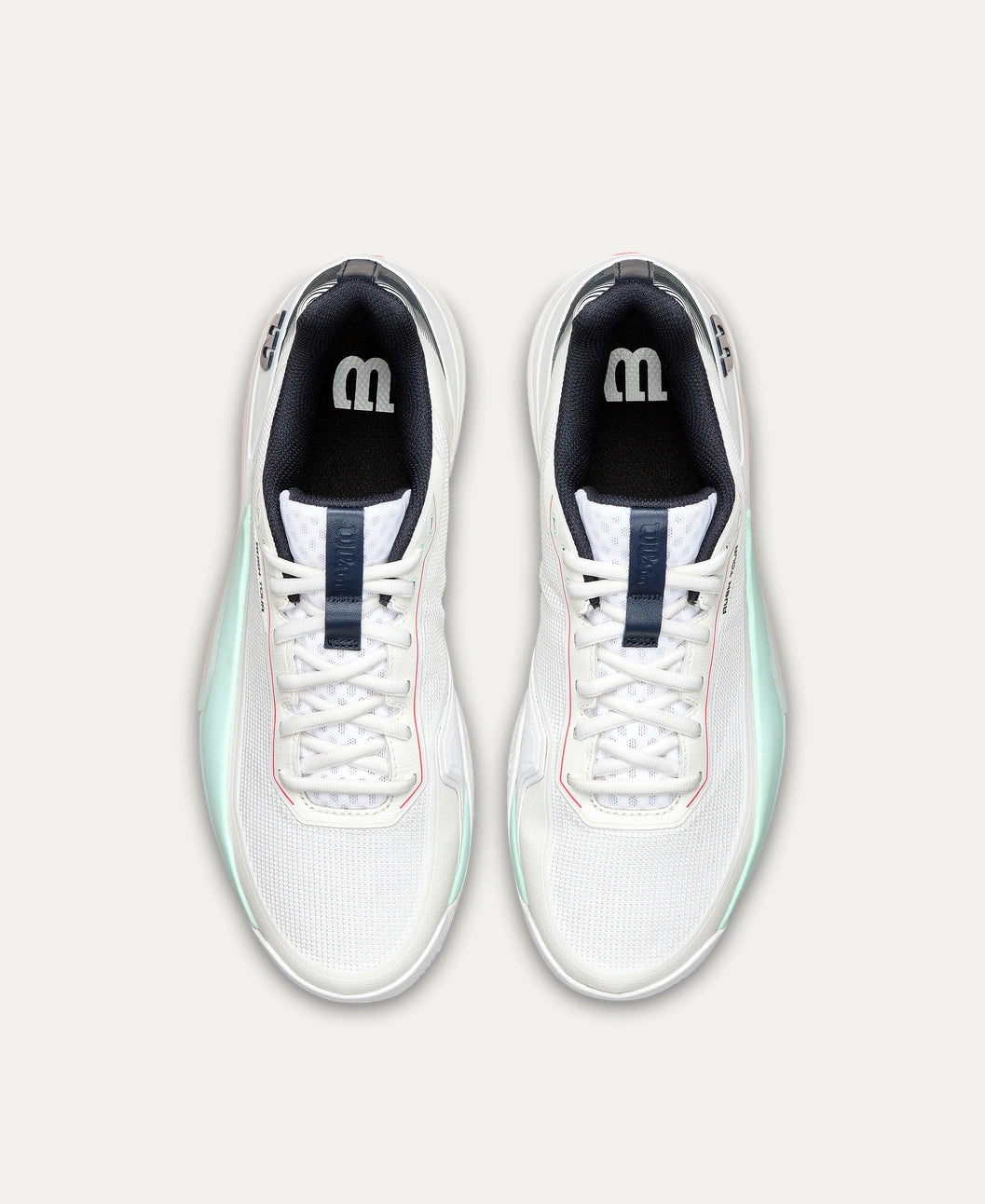 Wilson Rush Tour 5 Allcourt Tennisschuh - White / Bay / Fiery Coral