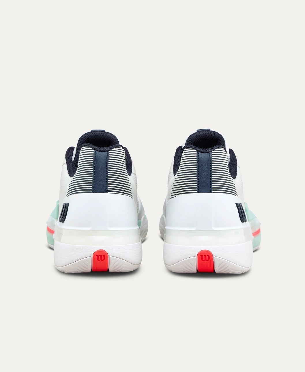 Wilson Rush Tour 5 Allcourt Tennisschuh - White / Bay / Fiery Coral