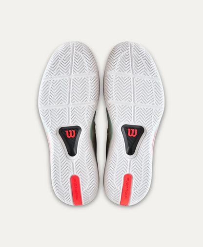 Wilson Rush Tour 5 Allcourt Tennisschuh - White / Bay / Fiery Coral