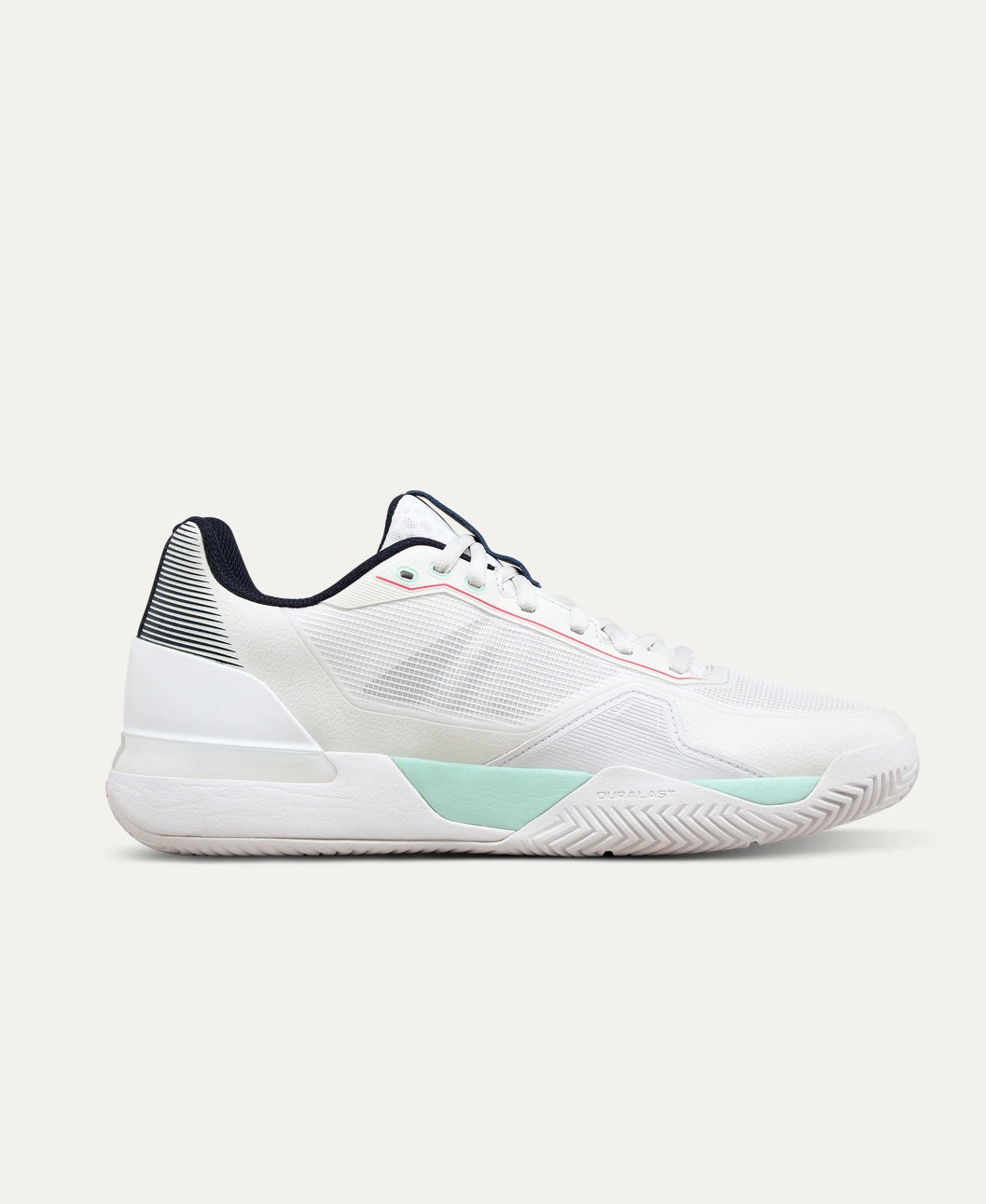 Wilson Rush Tour 5 Allcourt Tennisschuh - White / Bay / Fiery Coral