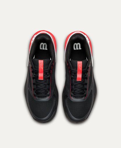 Wilson Rush Pro 5 Allcourt Tennisschuh -  Black / Infrared / White