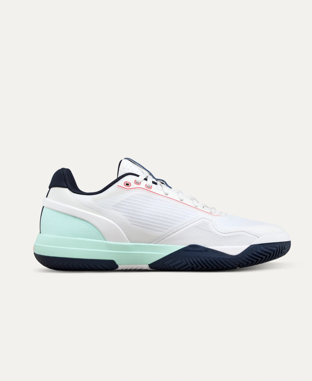 Wilson Rush Pro 5 Allcourt Tennisschuh - White / Bay / Fiery Coral