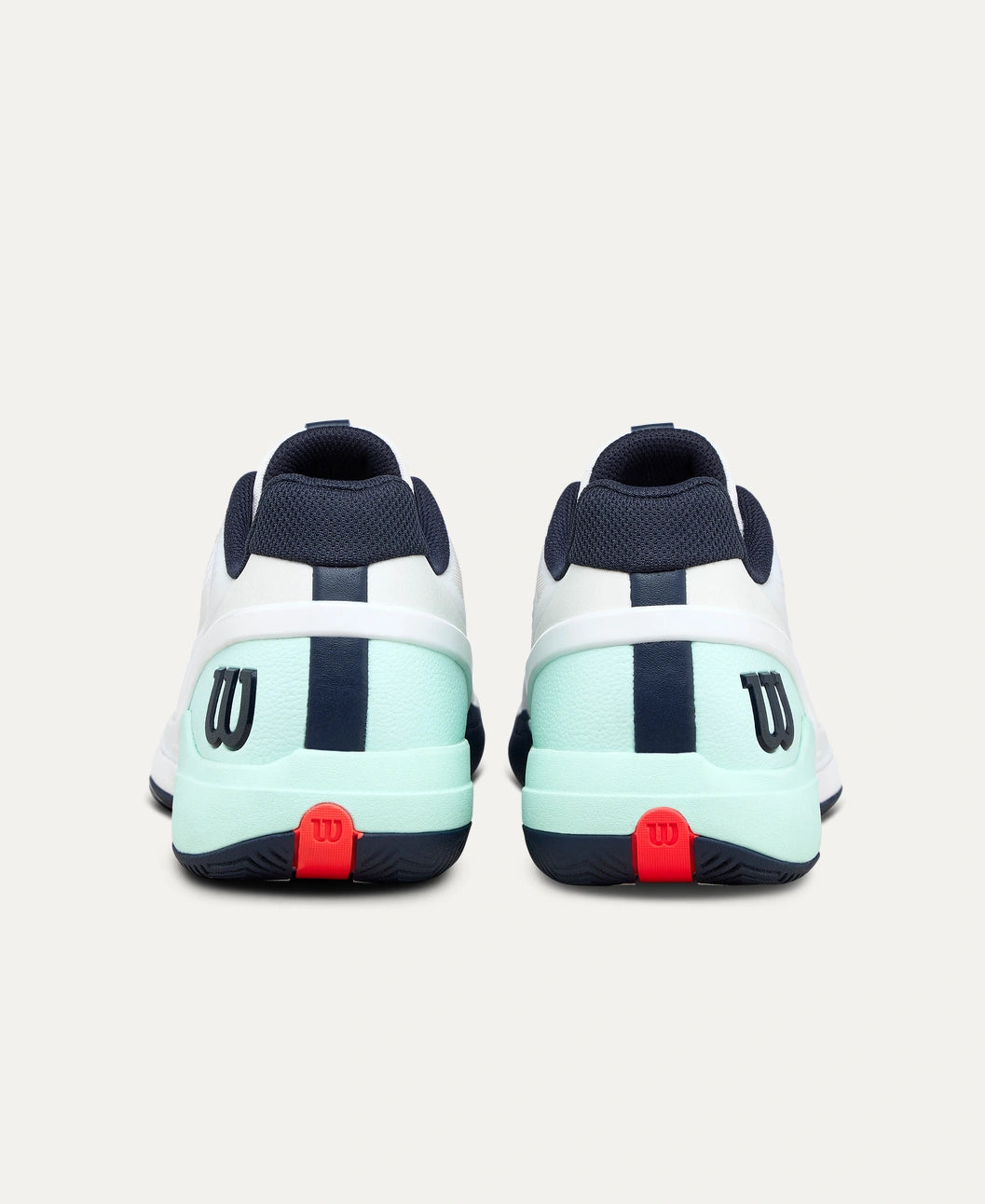 Wilson Rush Pro 5 Allcourt Tennisschuh - White / Bay / Fiery Coral