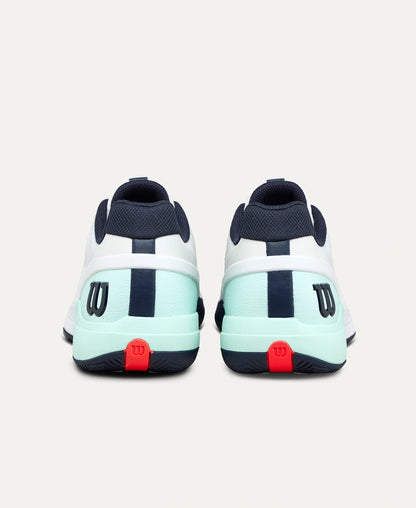 Wilson Rush Pro 5 Allcourt Tennisschuh - White / Bay / Fiery Coral