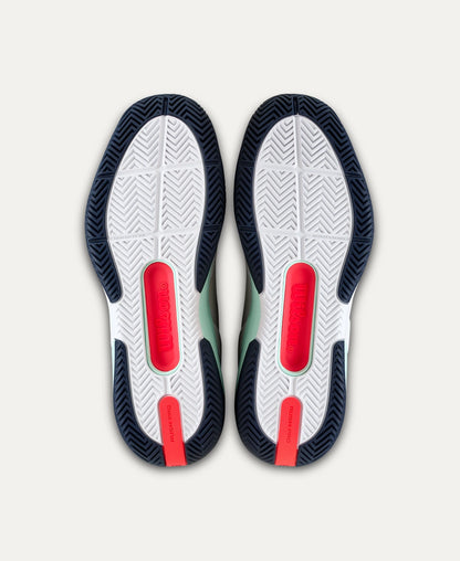 Wilson Rush Pro 5 Allcourt Tennisschuh - White / Bay / Fiery Coral