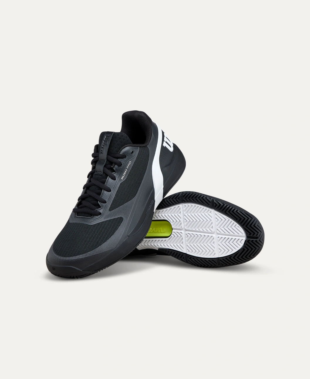 Wilson Rush Pro 5 Clay Tennisschuh -   Black / White / Stormy Weather