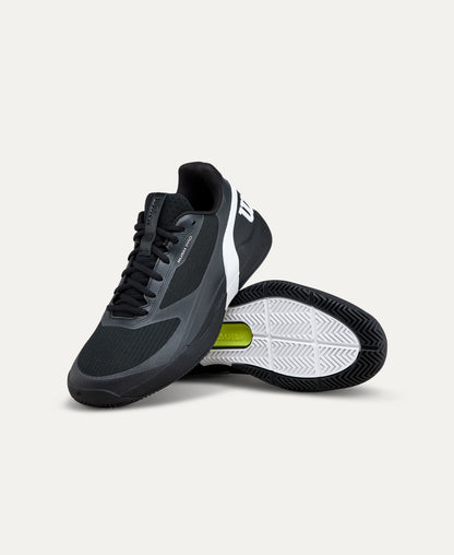 Wilson Rush Pro 5 Clay Tennisschuh -   Black / White / Stormy Weather