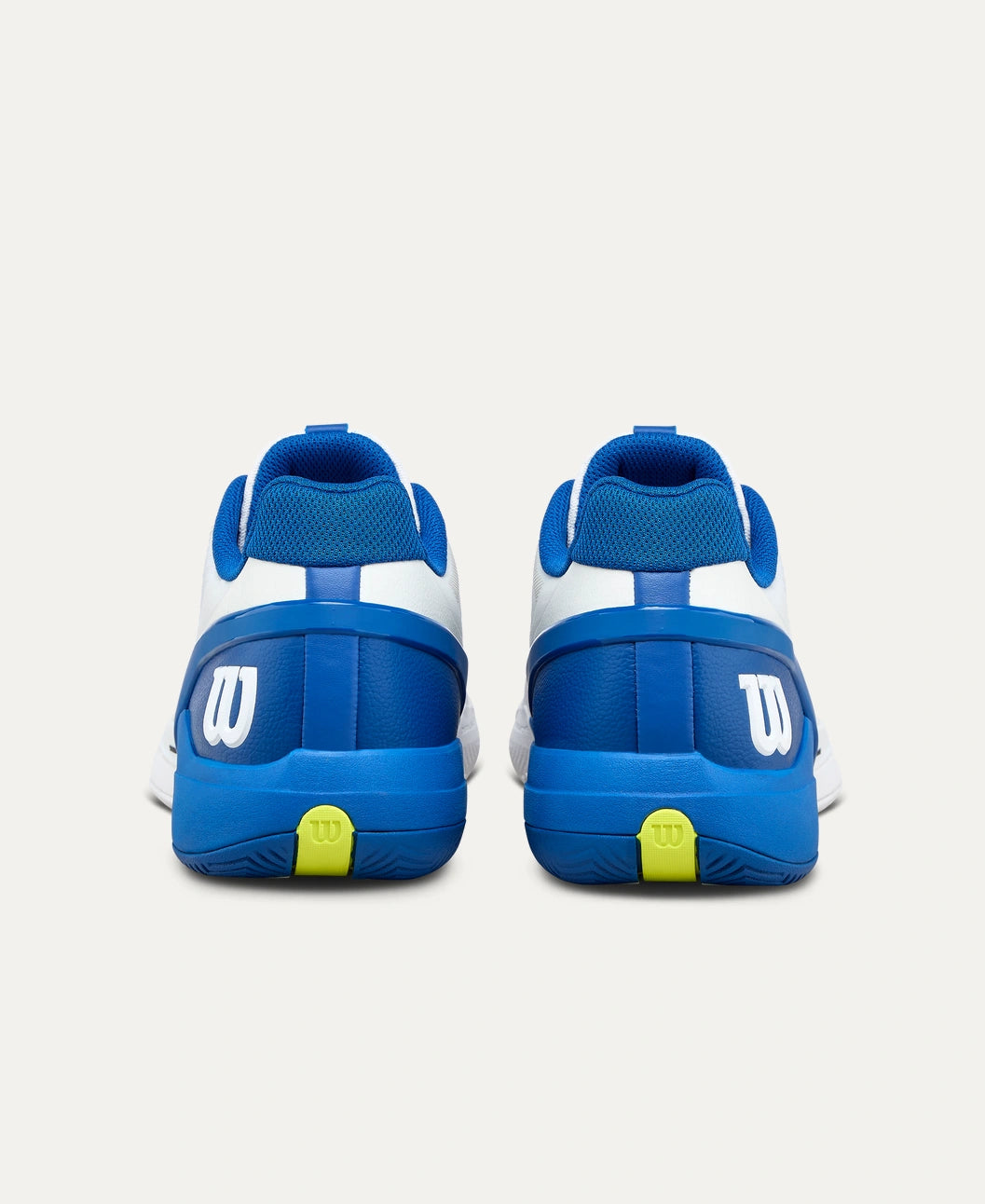 Wilson Rush Pro 5 Allcourt Tennisschuh -   White / Deja Vu Blue / Safety Yellow