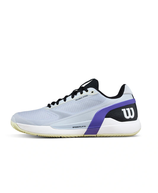 Wilson Rush Pro 5 Clay Tennisschuh -   Gray Dawn / Black / Tender Yellow