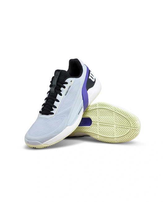 Wilson Rush Pro 5 Clay Tennisschuh -   Gray Dawn / Black / Tender Yellow